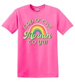 Epic Adult/Youth Rainbow Top O' The Mornin' To Ya! Cotton Graphic T-Shirts