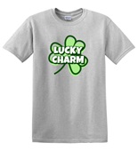 Epic Adult/Youth Couples St. Patrick's Bright Lucky Charm Cotton Graphic T-Shirts