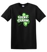 Epic Adult/Youth Couples St. Patrick's Bright Lucky Charm Cotton Graphic T-Shirts