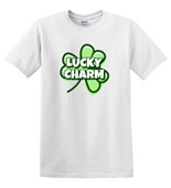 Epic Adult/Youth Couples St. Patrick's Bright Lucky Charm Cotton Graphic T-Shirts