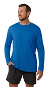 Zorrel Adult Horizon Lightweight Plaited Moisture Transport Long Sleeve Tee BRIGHT ROYAL Primary