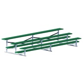 15 FT (3 Row - Single Foot Plank) - All Aluminum (Powder Coated) Bleacher