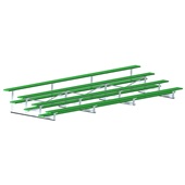 Bleacher - 21 ft. (4 Row - Single Foot Plank) - All Aluminum (Powder Coated)