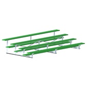15 FT (4 Row - Single Foot Plank) - Standard, Outdoor (Powder Coated) Bleacher