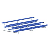 15 FT (4 Row - Single Foot Plank) - Standard, Outdoor  (Powder Coated) Bleacher