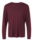 Allpro Unisex Pro-Lock Performance Long Sleeve T-Shirt 48400 MAROON Primary