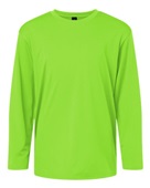 Allpro Youth Pro-Lock Performance Long Sleeve T-Shirt 48400Y LIME Primary