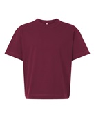 American Apparel Unisex Heavyweight Cotton Mid-Length Tee 13ML0 BURGUNDY Primary