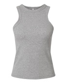 American Apparel Women's Baby Rib Tank BR2101 HEATHER GREY Primary