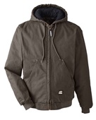 Berne Apparel Men's Heartland Washed Cotton Duck Hooded Jacket HJ375