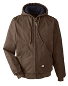 Berne Apparel Men's Heartland Washed Cotton Duck Hooded Jacket HJ375