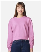 Comfort Colors Women's Garment-Dyed Mid-Length Crewneck Sweatshirt 1566L