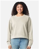 Comfort Colors Women's Garment-Dyed Mid-Length Crewneck Sweatshirt 1566L