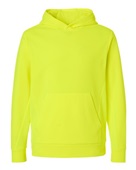 Team 365 Unisex Squad Hooded Tech Fleece Pullover TT400 SAFETY YELLOW Primary