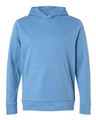 Team 365 Unisex Squad Hooded Tech Fleece Pullover TT400 SPORT LIGHT BLUE Primary