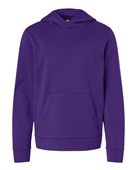 Team 365 Youth Squad Hooded Tech Fleece Pullover TT400Y SPORT PURPLE Primary