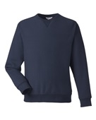 Team 365 Unisex Zone Hydrosport Heavyweight Crewneck Sweatshirt TT98 SPORT DARK NAVY Primary