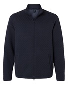 Devon & Jones Men's Berkley Textured Full-Zip Jacket DG740