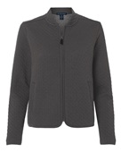 Devon & Jones Women's Berkeley Textured Full-Zip Jacket DG740W