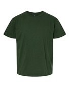 Gildan Youth Light Cotton T-Shirt 3000B Forest Green Primary