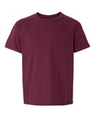 Gildan Youth Light Cotton T-Shirt 3000B MAROON Primary