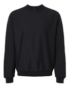 Hanes Unisex Beefy Sweats Premium Heavyweight Crewneck Sweatshirt OG600 BLACK Primary