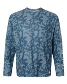 Huk Men's Lopro Running Lakes Long Sleeve T-Shirt H12L0017 TITANIUM BLUE Primary