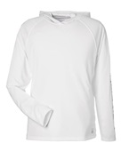Huk Men's Lopro Pursuit Long Sleeve Hooded T-Shirt H12L010 WHITE Primary