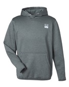 Huk Men's Coldfront+ Performance Hooded Sweatshirt H130093 VOLCANIC ASH HEATHER Primary