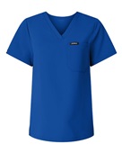 Jaanuu Women's Rhena Essential 1-Pocket Scrub V-Neck Top W10001