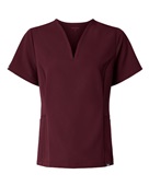 Jaanuu Women's Calix Fit & Flare Scrub V-Neck Top W10003