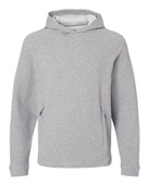 North End Men's Spirit Textured Hooded Pullover NE729 PLATINUM HEATHER Primary