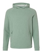 North End Men's Spirit Textured Hooded Pullover NE729 SAGE GREEN HEATHER Primary
