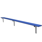 15 FT Player Bench - In-Ground (Powder Coated)
