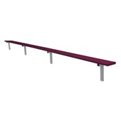 21 FT Player Bench - In-Ground  (Powder Coated)
