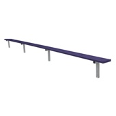 21 FT Player Bench - In-Ground  (Powder Coated)