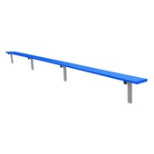 21 FT Player Bench - In-Ground  (Powder Coated)