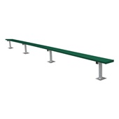 21 FT Player Bench - Surface Mount  (Powder Coated)