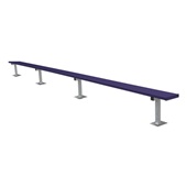 21 FT Player Bench - Surface Mount  (Powder Coated)
