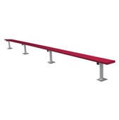21 FT Player Bench - Surface Mount (Powder Coated)