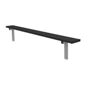 7.5 FT Player Bench - In-Ground (Powder Coated)