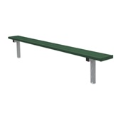 7.5 FT Player Bench - In-Ground  (Powder Coated)