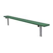 7.5 FT Player Bench - In-Ground (Powder Coated)