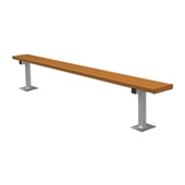 7.5 FT Player Bench - Surface Mount (Powder Coated)