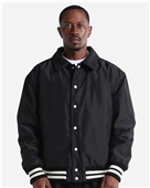 Shaka Wear Unisex Collared Varsity Jacket SHCVBJ