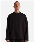 Shaka Wear Unisex Max Heavyweight Oversized Long Sleeve T-Shirt SHMOL BLACK Primary