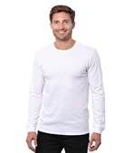 Threadfast Apparel Unisex Epic Long Sleeve T-Shirt T3000 WHITE Primary