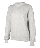 Charles River Apparel Women's Willow Mock-Neck Sweatshirt 5726 OATMEAL HEATHER Primary