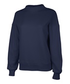 Charles River Apparel Women's Willow Mock-Neck Sweatshirt 5726 NAVY Primary