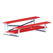 7.5 FT (2 Row - Double Foot Plank) - All Aluminum (Powder Coated) Bleacher